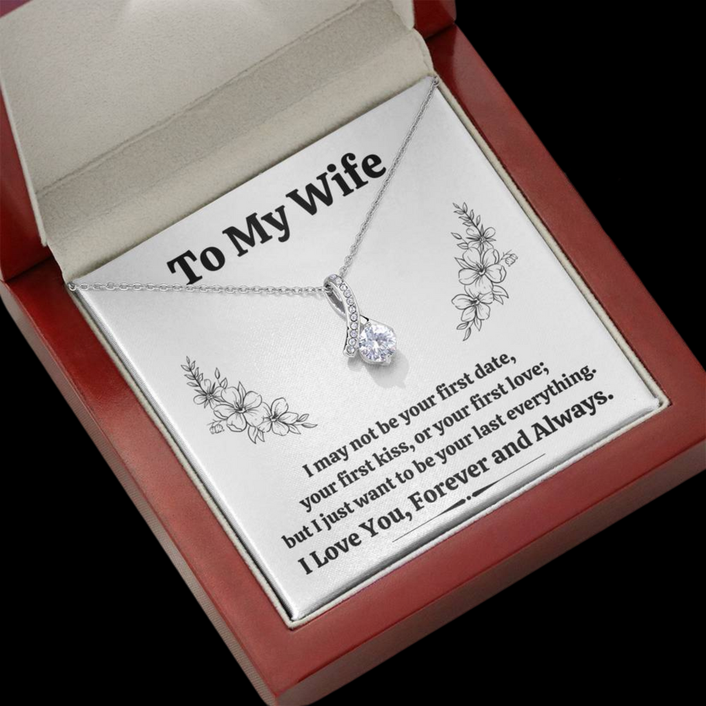 TO MY WIFE ALLURING BEAUTY NECKLACE GIFT SET - ON CLOUD NINE GIFTS
