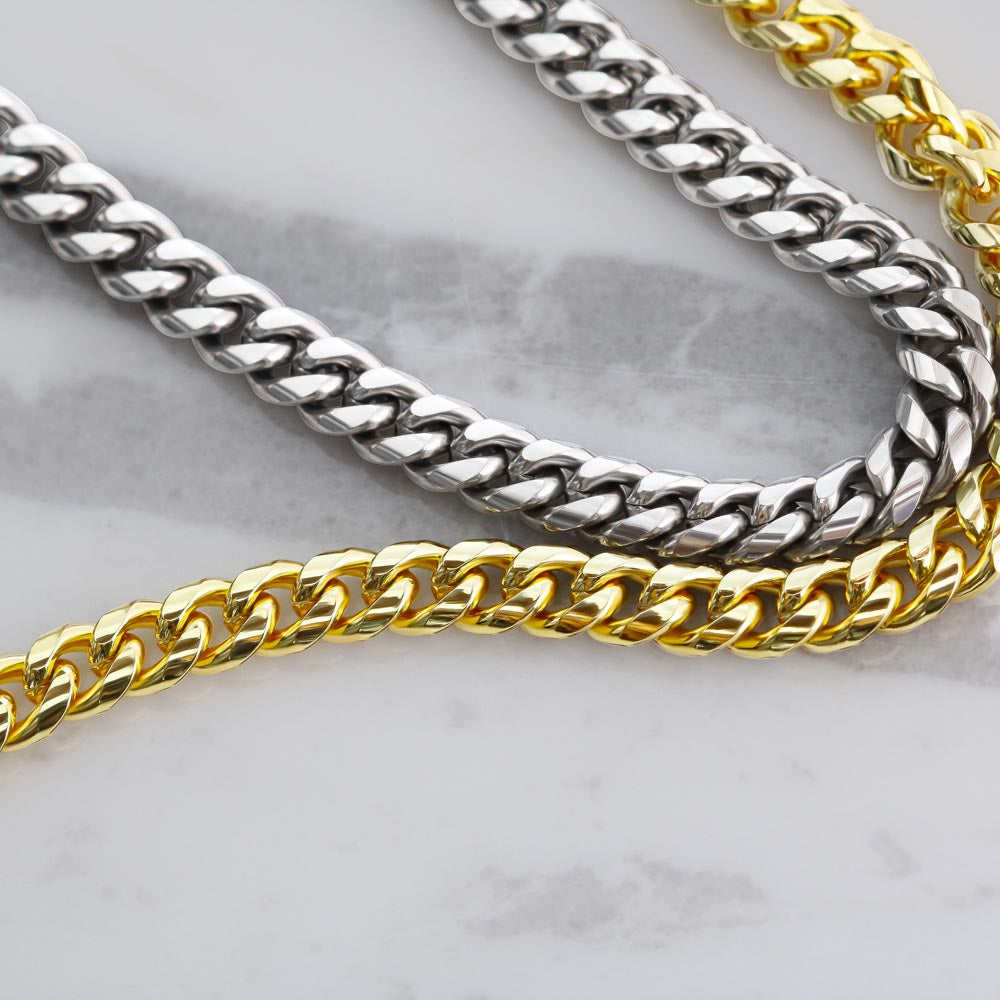 TO MY MAN CUBAN LINK CHAIN GIFT SET - ON CLOUD NINE GIFTS