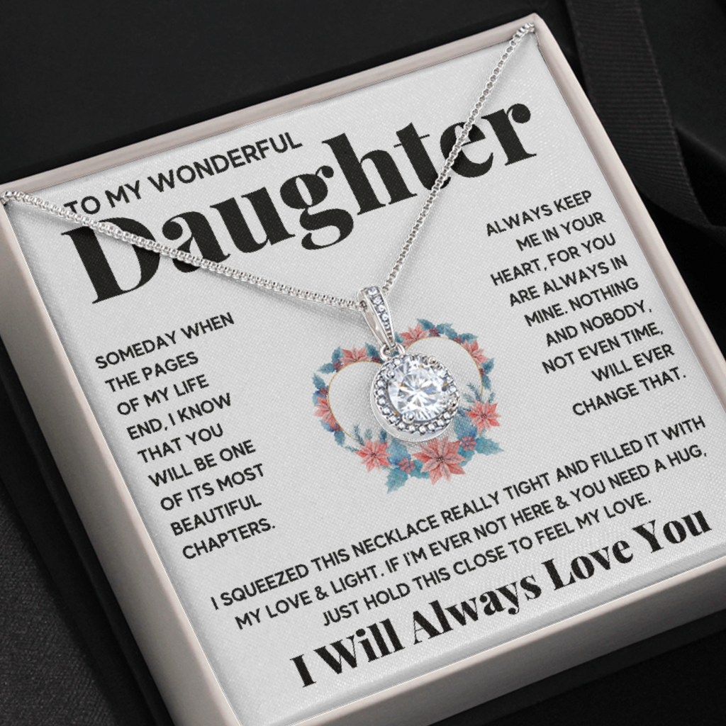 TO MY WONDERFUL DAUGTHER NECKLACE GIFT SET - ON CLOUD NINE GIFTS